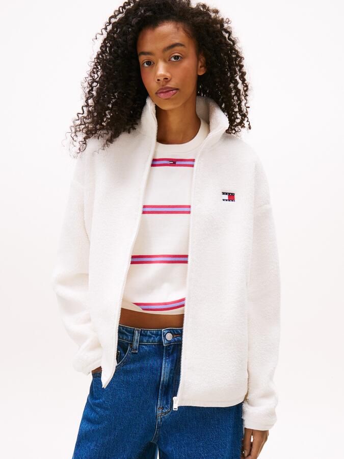 TOMMY JEANS Sweatvest TJW ZIP THROUGH BADGE TEDDY - Foto 5
