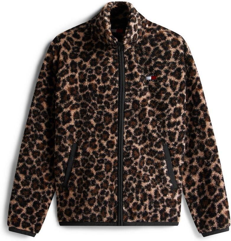 Tommy Jeans Regular fit jack van teddybont met dierenprint