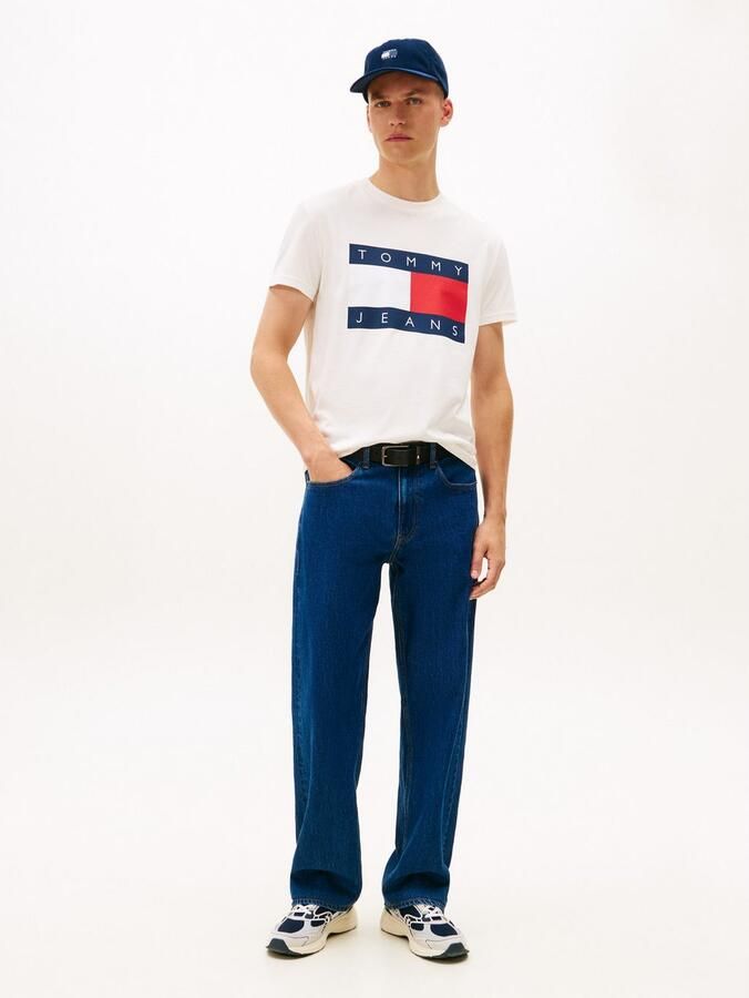 TOMMY JEANS T-shirt Ronde hals Regular Fit logo-print - Foto 5