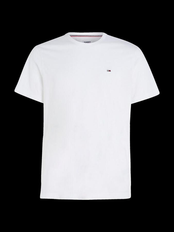 TOMMY JEANS T-shirt TJM ESSENTIAL SOLID TEE met ronde hals en subtiele logo-vlag - Foto 13