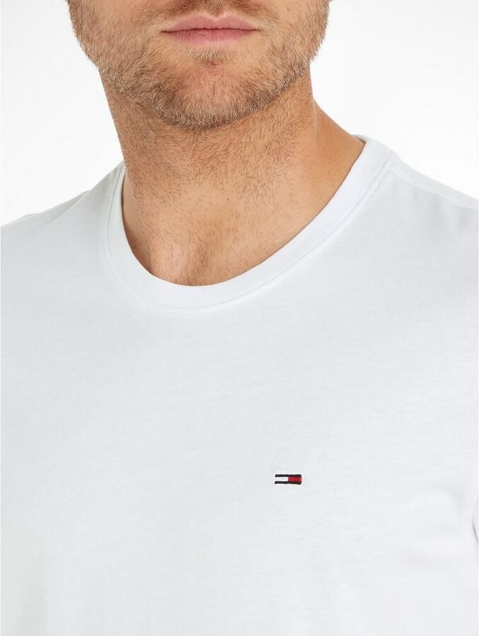 TOMMY JEANS T-shirt TJM ESSENTIAL SOLID TEE met ronde hals en subtiele logo-vlag - Foto 11