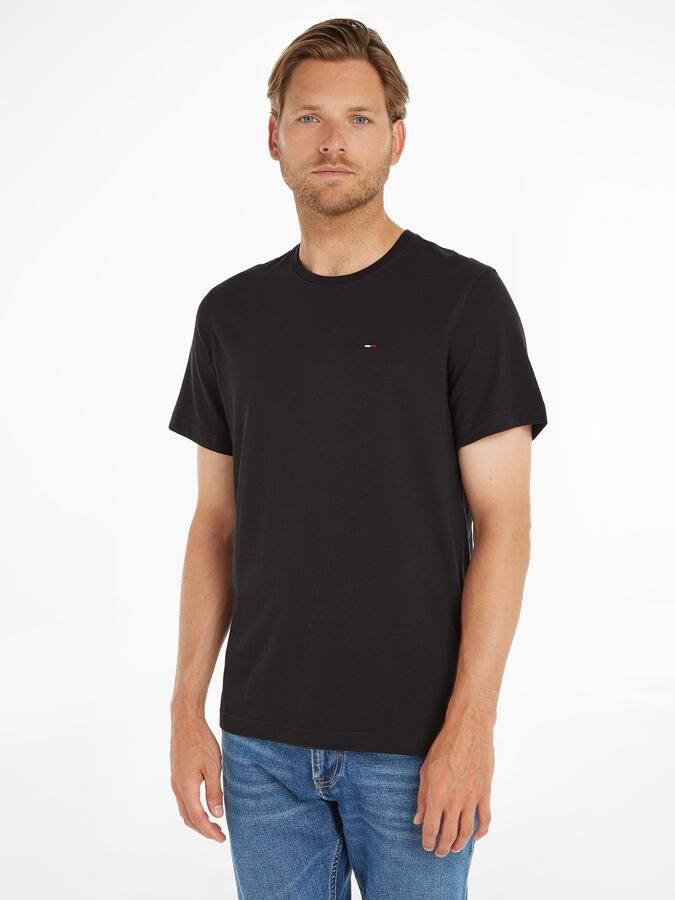TOMMY JEANS T-shirt TJM ESSENTIAL SOLID TEE met ronde hals en subtiele logo-vlag - Foto 13
