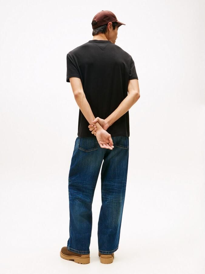 TOMMY JEANS T-shirt TJM PHOTO FLAG Jersey met fotoprint regular fit ronde hals - Foto 3