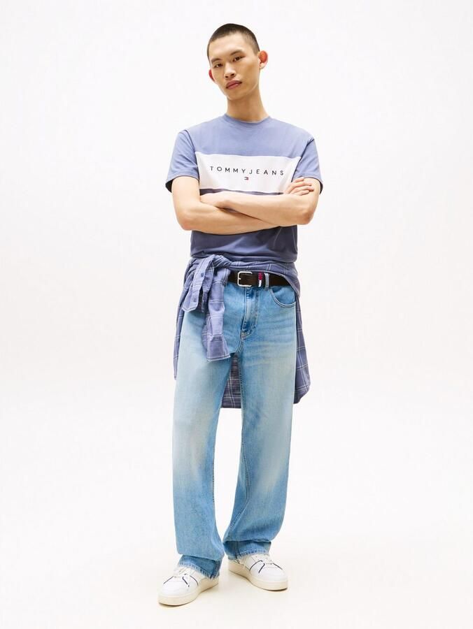 TOMMY JEANS T-shirt TJM REG CBLK LINEAR LOGO TEE