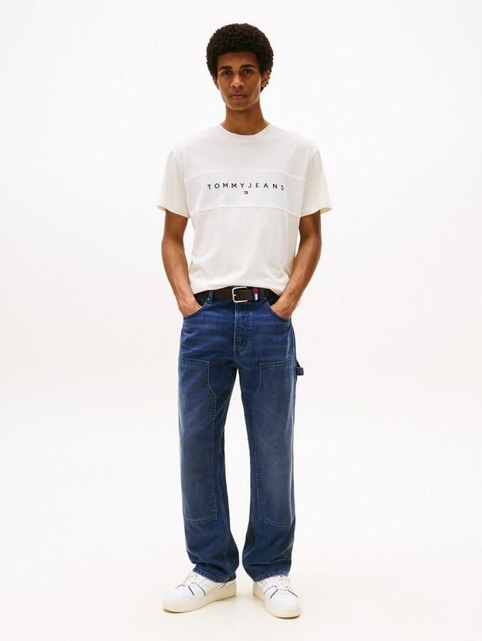 TOMMY JEANS T-shirt TJM REG CBLK LINEAR LOGO TEE - Foto 2