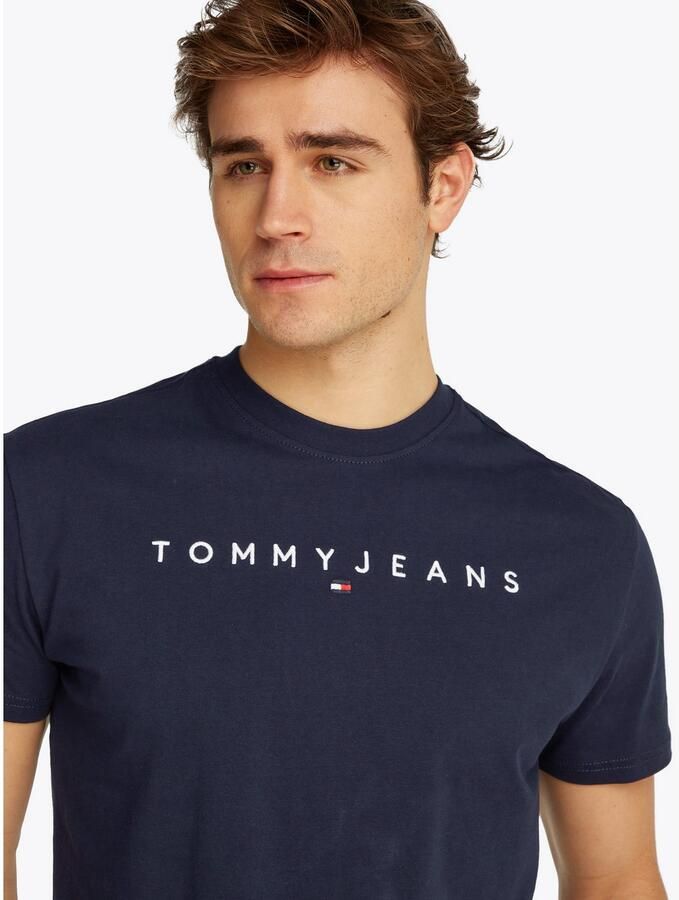 TOMMY JEANS T-shirt TJM REG LINEAR LOGO TEE EXT - Foto 3