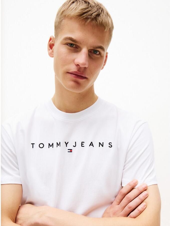 TOMMY JEANS T-shirt TJM REG LINEAR LOGO TEE EXT - Foto 4