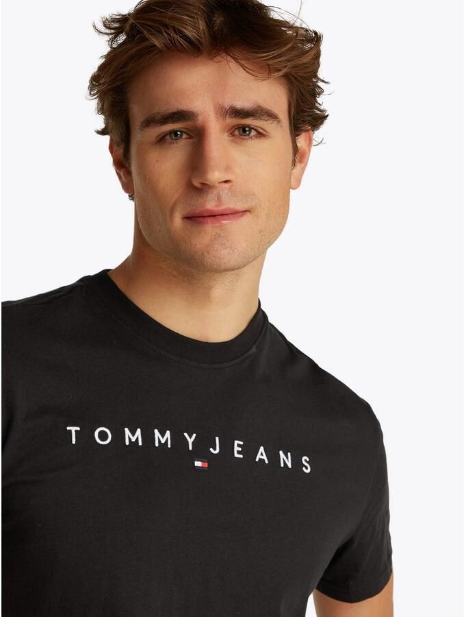 TOMMY JEANS T-shirt TJM REG LINEAR LOGO TEE EXT - Foto 3
