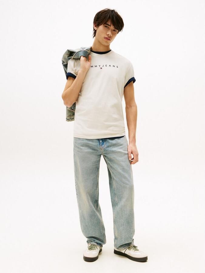 TOMMY JEANS T-shirt TJM REG LINEAR LOGO TEE EXT - Foto 2