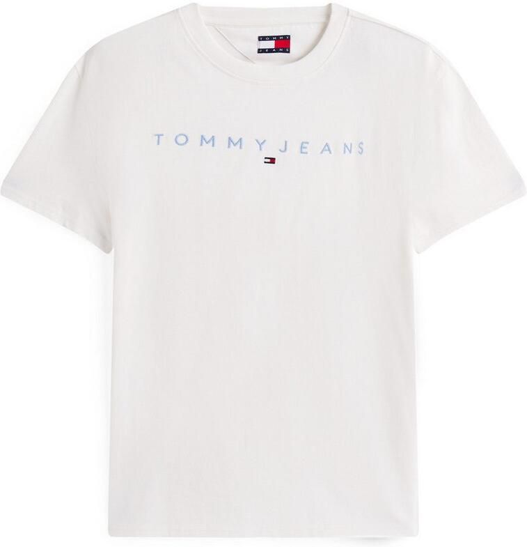 Tommy Jeans T-shirt Korte Mouw TJM REG LINEAR LOGO TEE - Foto 4