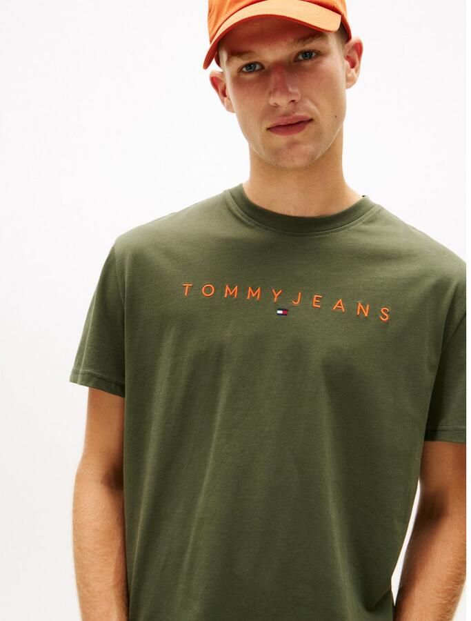 TOMMY JEANS T-shirt TJM REG LINEAR LOGO TEE EXT - Foto 2
