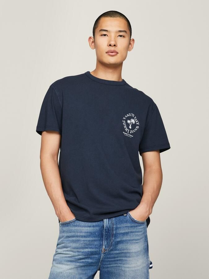 Tommy Jeans Regular fit T-shirt met labelprint model 'NOVELTY GRAPHIC' - Foto 8