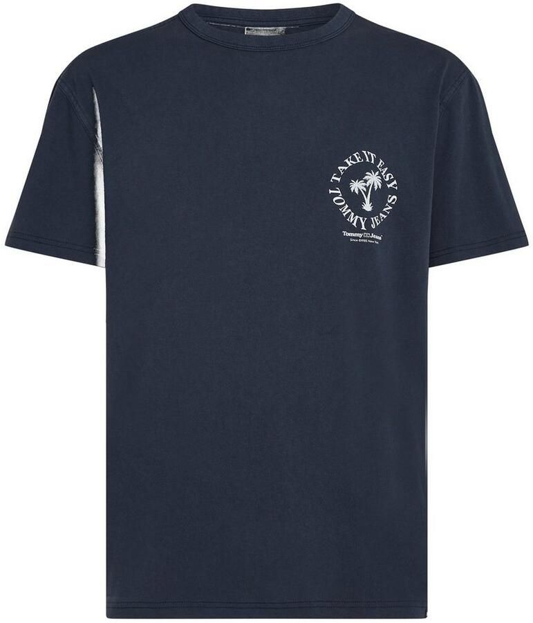 Tommy Jeans Regular fit T-shirt met labelprint model 'NOVELTY GRAPHIC'