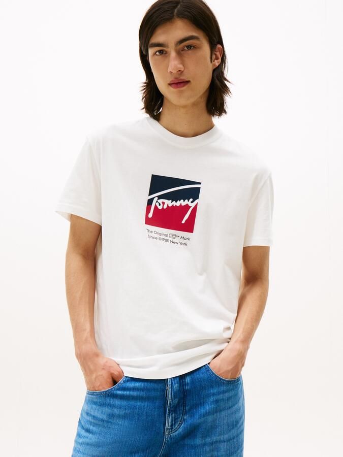 Tommy Jeans Regular fit T-shirt van puur katoen - Foto 4