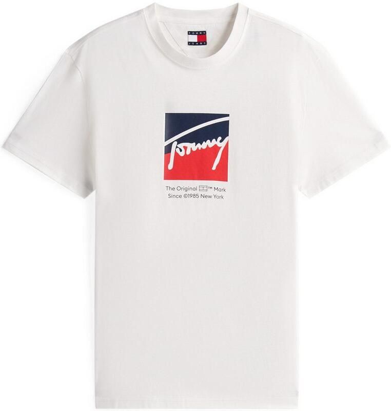Tommy Jeans Regular fit T-shirt van puur katoen