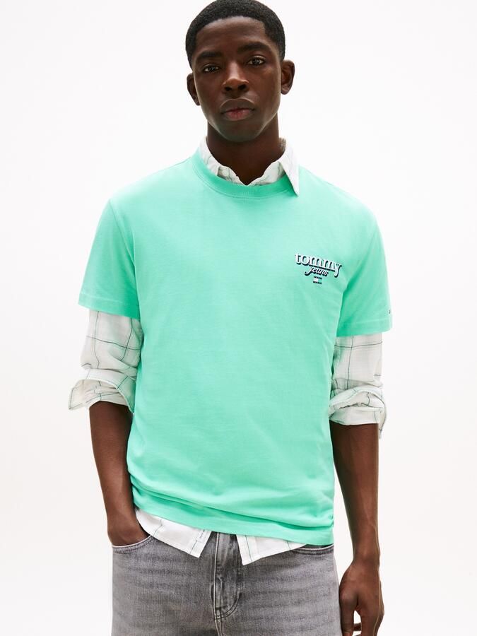 Tommy Jeans Regular fit T-shirt van puur katoen - Foto 4