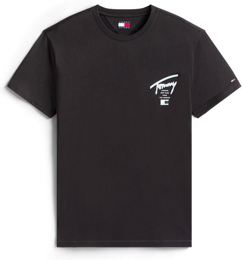 Tommy Jeans Regular fit T-shirt van puur katoen