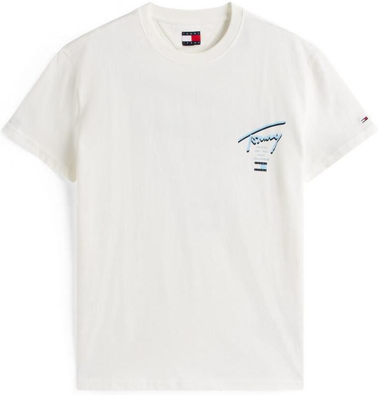 Tommy Jeans T-shirt Korte Mouw City Graphic T-Shirt Ecru - Foto 3