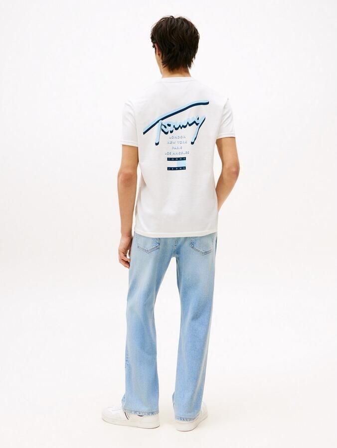 Tommy Jeans T-shirt Korte Mouw City Graphic T-Shirt Ecru - Foto 2