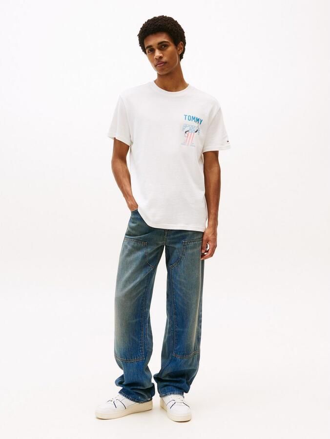 TOMMY JEANS T-shirt TJM REG USA SCRIPT SS TEE - Foto 2