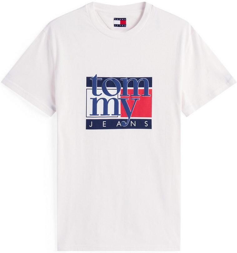 TOMMY JEANS T-shirt TJM RWB FLAG TEE EXT Slim fit met ronde hals