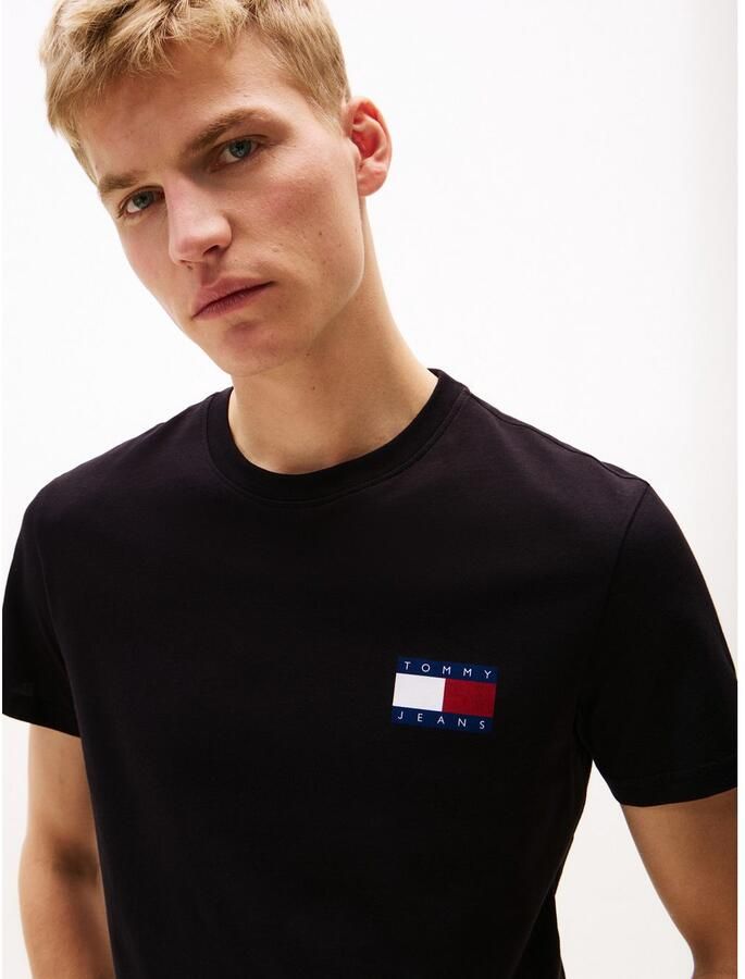 TOMMY JEANS T-shirt TJM SLIM 2PACK ESS FLAG TEE (2-delig)