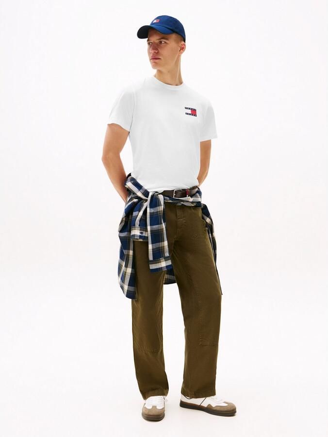 TOMMY JEANS T-shirt TJM SLIM ESSENTIAL FLAG TEE EXT - Foto 5