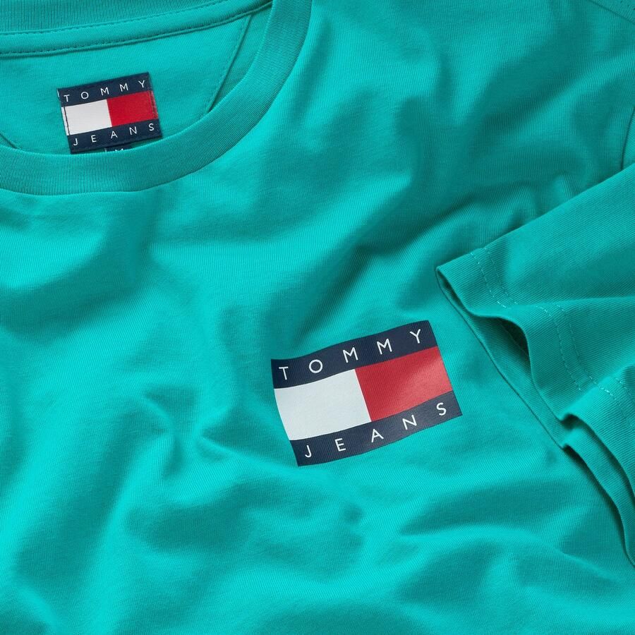 TOMMY JEANS T-shirt TJM SLIM ESSENTIAL FLAG TEE EXT