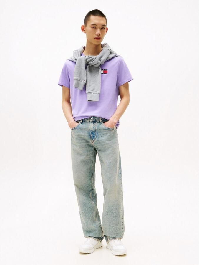 TOMMY JEANS T-shirt TJM SLIM ESSENTIAL FLAG TEE EXT