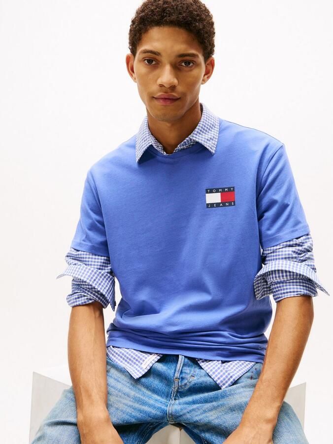 TOMMY JEANS T-shirt TJM SLIM ESSENTIAL FLAG TEE EXT - Foto 2