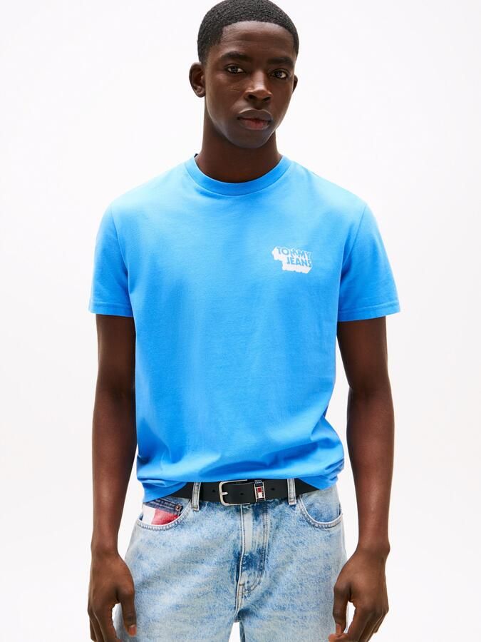 TOMMY JEANS T-shirt TJM SLIM STACK LOGO TEE EXT - Foto 5
