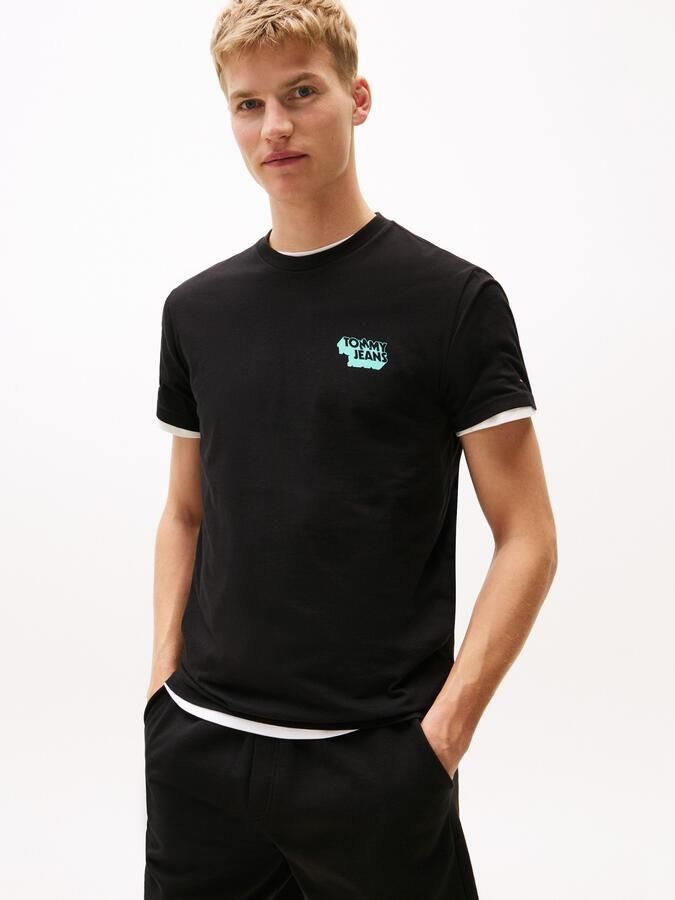 TOMMY JEANS T-shirt TJM SLIM STACK LOGO TEE EXT - Foto 5