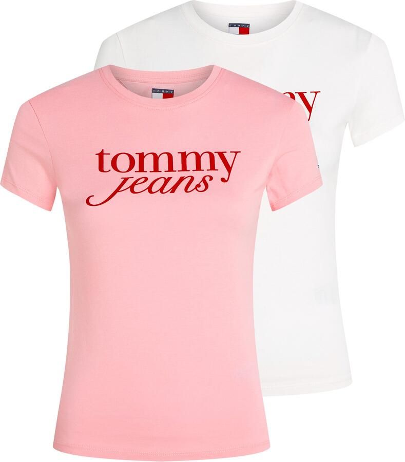 TOMMY JEANS T-shirt TJW 2PACK ESSENTIAL LOGO TEE (set 2-delig 2 stuks) - Foto 7