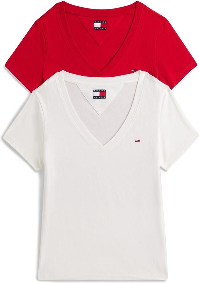 TOMMY JEANS T-shirt TJW 2PACK V-NECK TEE (set 2-delig 2 stuks) - Foto 4
