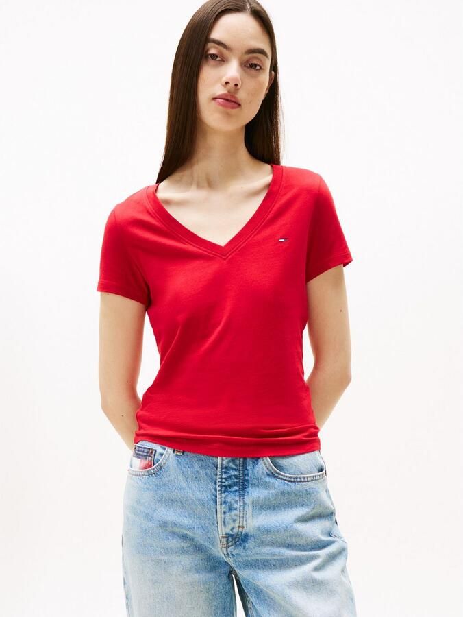 TOMMY JEANS T-shirt TJW 2PACK V-NECK TEE (set 2-delig 2 stuks)