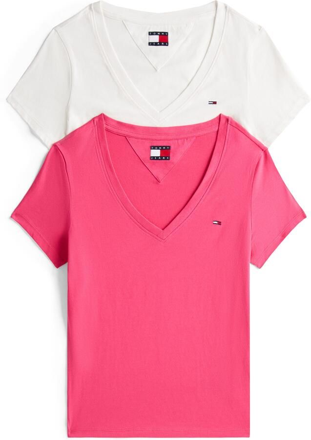 TOMMY JEANS T-shirt TJW 2PACK V-NECK TEE (set 2-delig 2 stuks) - Foto 4