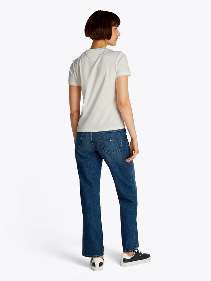 Tommy Jeans Regular fit T-shirt van puur katoen model 'BUBBLE' - Foto 6