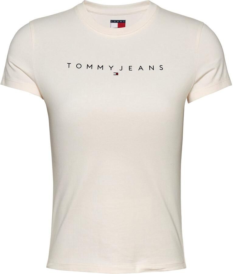 Tommy Hilfiger Overhemd Katoenen T-shirt met ronde hals en korte mouwen