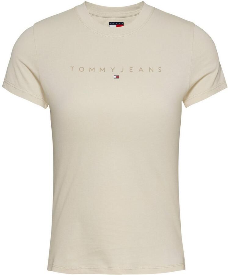 Tommy Jeans Versleten high-waisted denim shorts Beige Dames