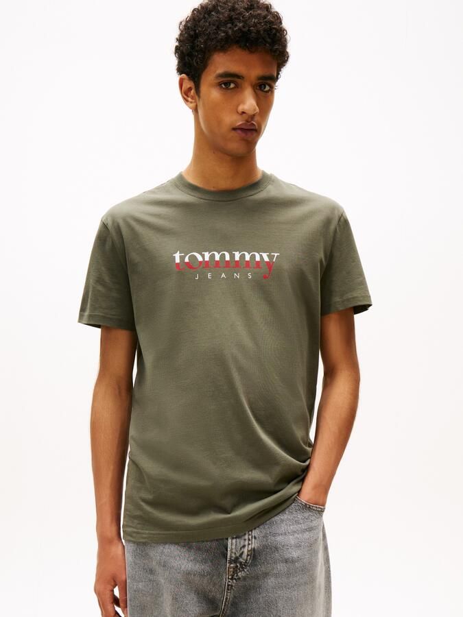 TOMMY JEANS T-shirt Van jersey met logo - Foto 5