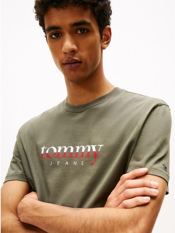 TOMMY JEANS T-shirt Van jersey met logo - Foto 2