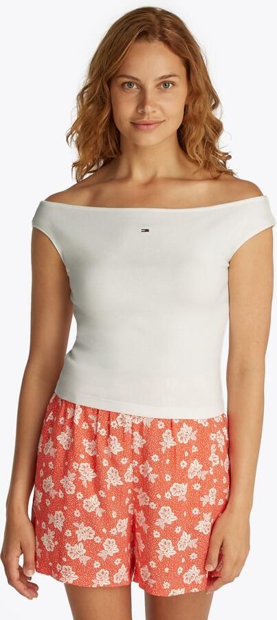 Tommy Hilfiger Overhemd Geribbelde mouwloze top met boothals WW0WW31467 - Foto 9