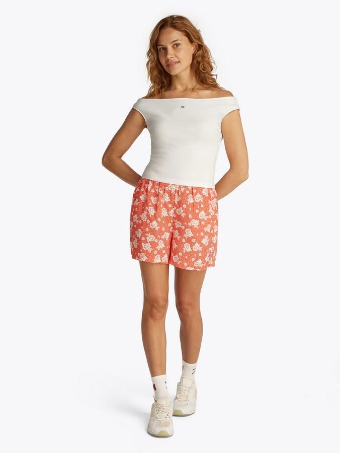 Tommy Hilfiger Overhemd Geribbelde mouwloze top met boothals WW0WW31467 - Foto 6