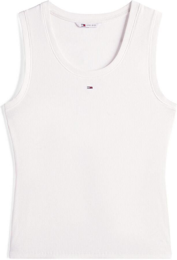 Tommy Hilfiger Essential Ribbed Flag Embroidery Slim Tanktop Dames - Foto 14