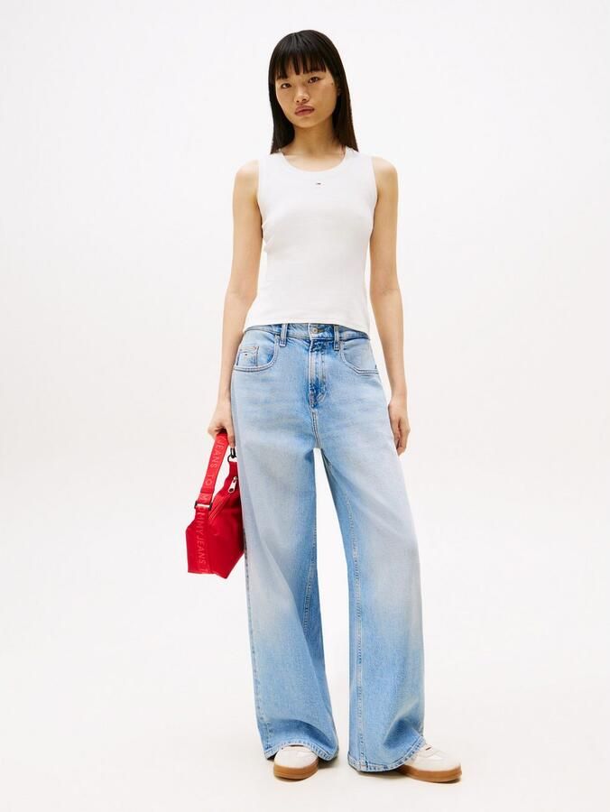 Tommy Hilfiger Essential Ribbed Flag Embroidery Slim Tanktop Dames - Foto 11