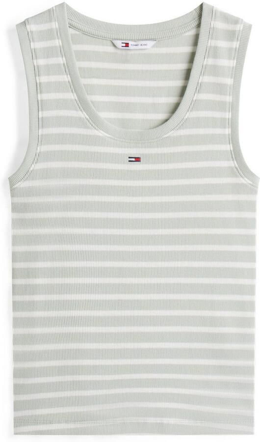 Tommy Hilfiger Essential Ribbed Flag Embroidery Slim Tanktop Dames - Foto 3