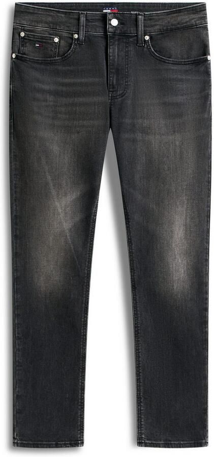 Tommy Hilfiger Zwarte Slim Scanton Jeans met Gewassen Uitstraling Black Heren - Foto 8