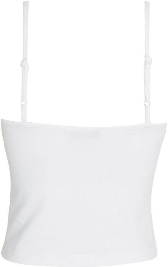 TOMMY JEANS Top met spaghettibandjes Crop Essential Strap Tank Top kort met verstelbare spaghettibandjes merklogo - Foto 7