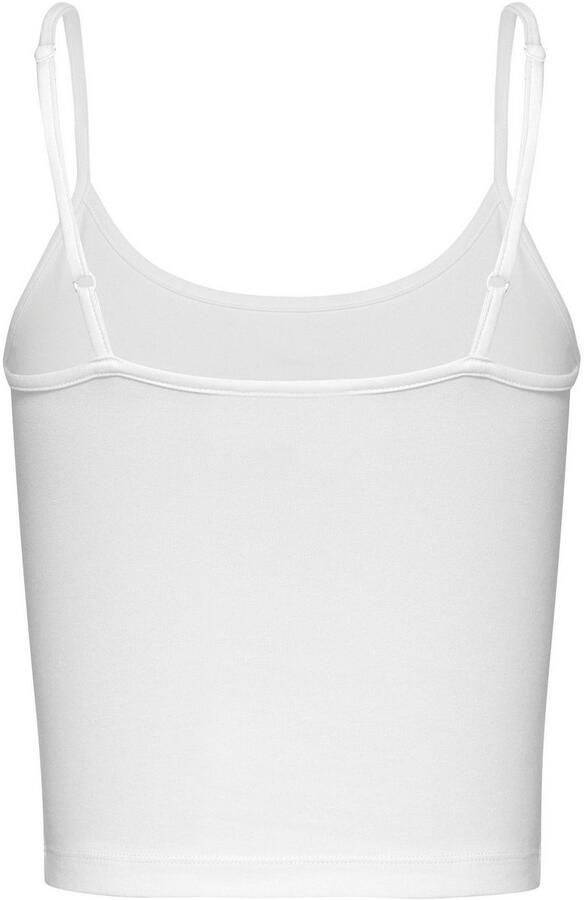 TOMMY JEANS Top met spaghettibandjes Crop Essential Strap Tank Top kort met verstelbare spaghettibandjes merklogo - Foto 6