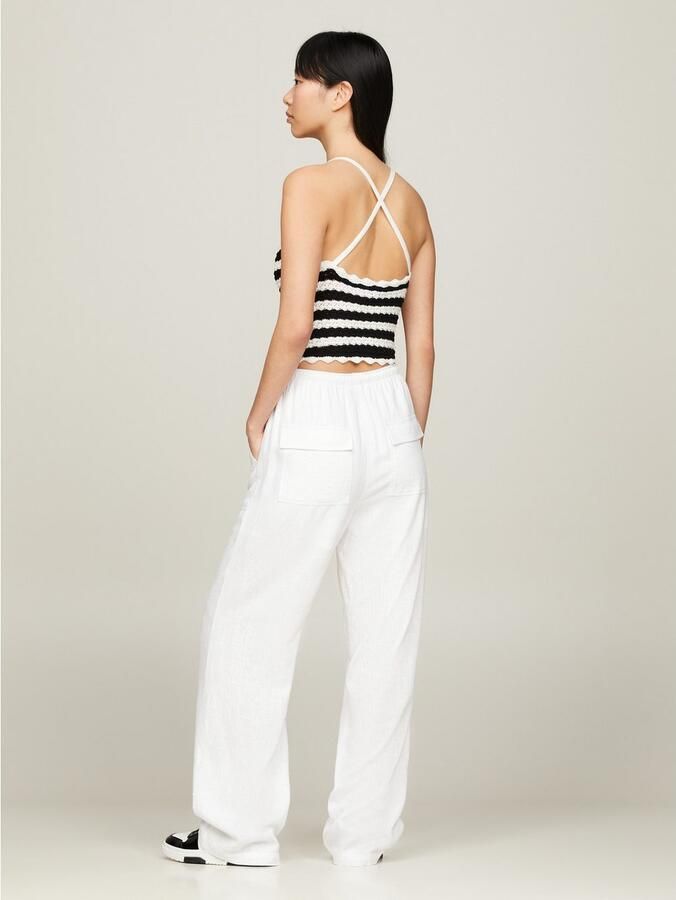 TOMMY JEANS Top met spaghettibandjes TJW CROCHET STRIPE TOP - Foto 5